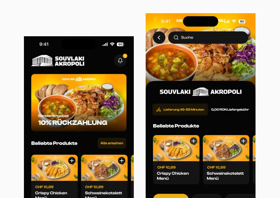 Eigene App, eigene Marge. Souvlakis Befreiung von Lieferplattformen.