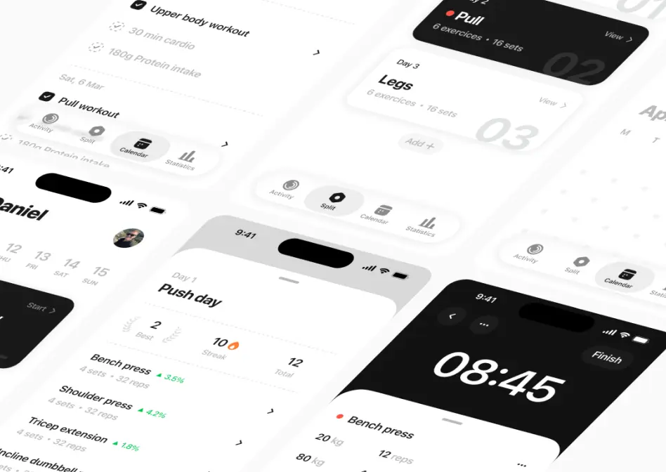 Eine Trainings-App mit 4.8 Sternen und einer Conversion, von der SaaS-Founder träumen.